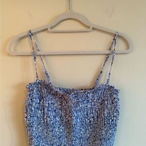 Abercrombie & Fitch Blue Floral Top